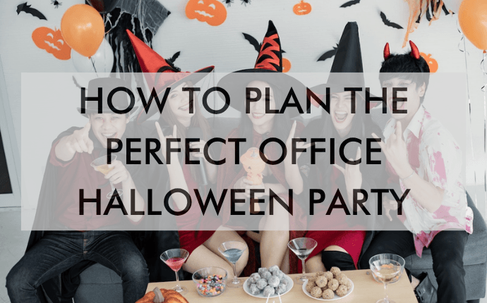 Apex CD Oct 26 Feature (1) a feature image that says, "How to Plan the Perfect Office Halloween Party"